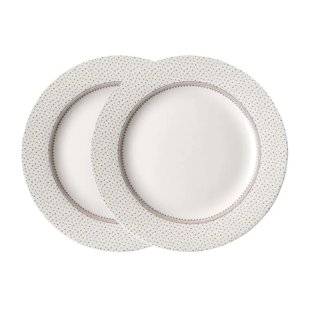 Pack de 2 platos de platos Wild Clematis de Laura Ashley