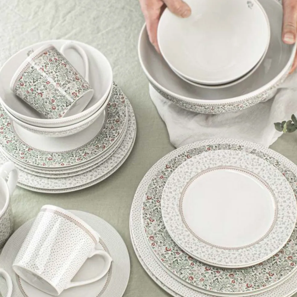 Pack de 2 platos de platos Wild Clematis de Laura Ashley