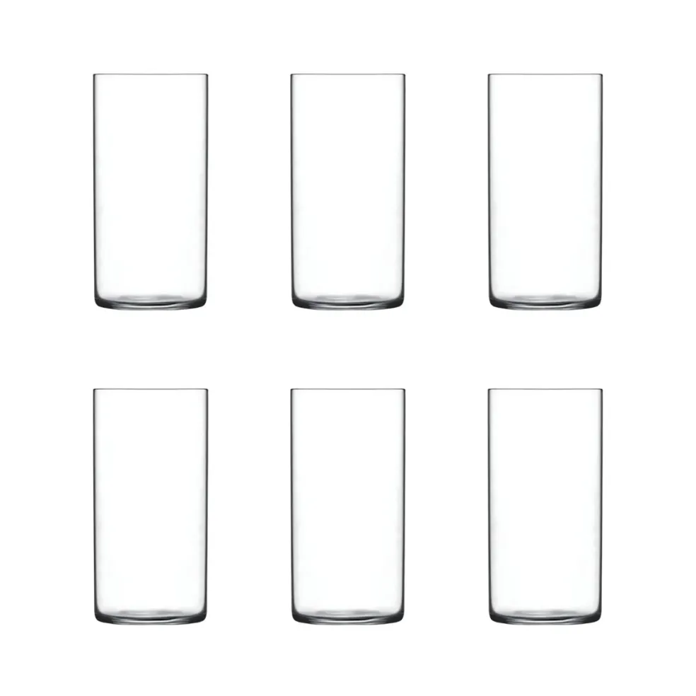 Pack de 6 vasos de cristal Top Class Luigi Bormioli