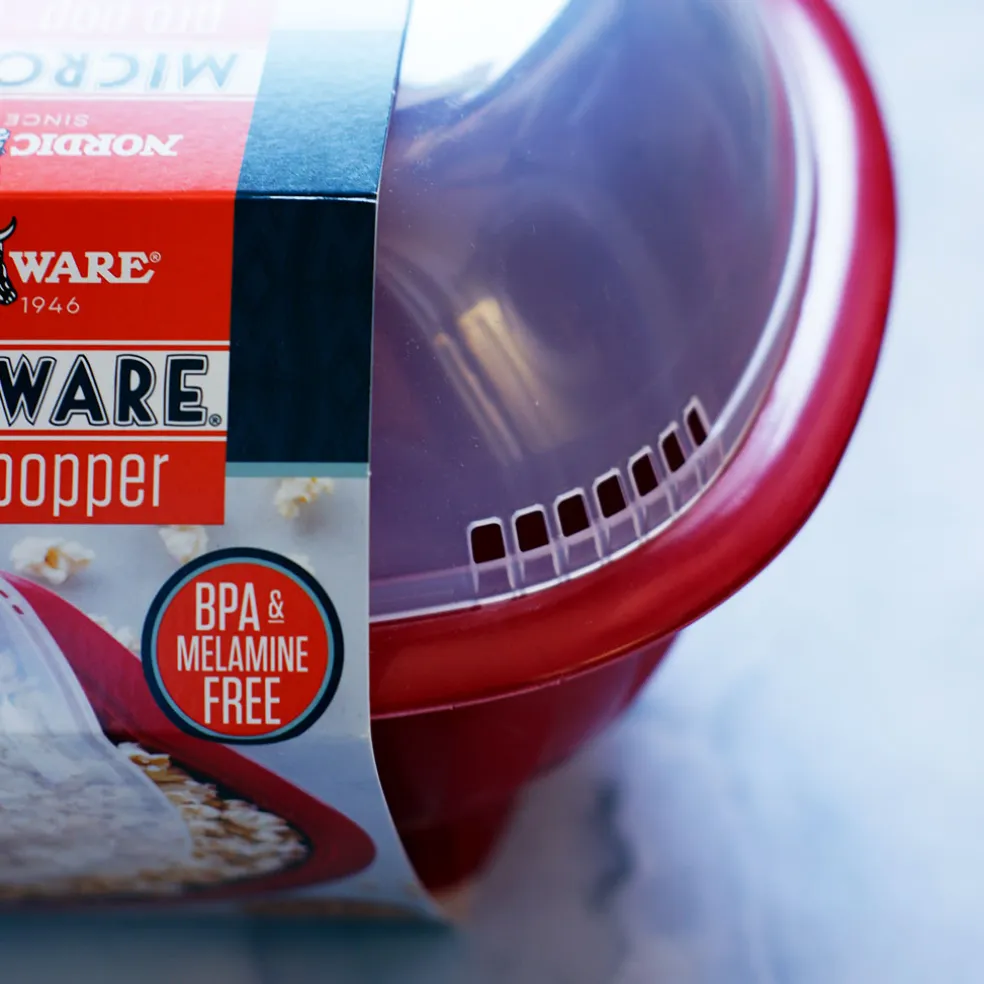 Palomitero Nordic Ware: Bol con tapa para palomitas