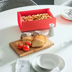 Panera de acero inoxidable y resina Mattina Alessi