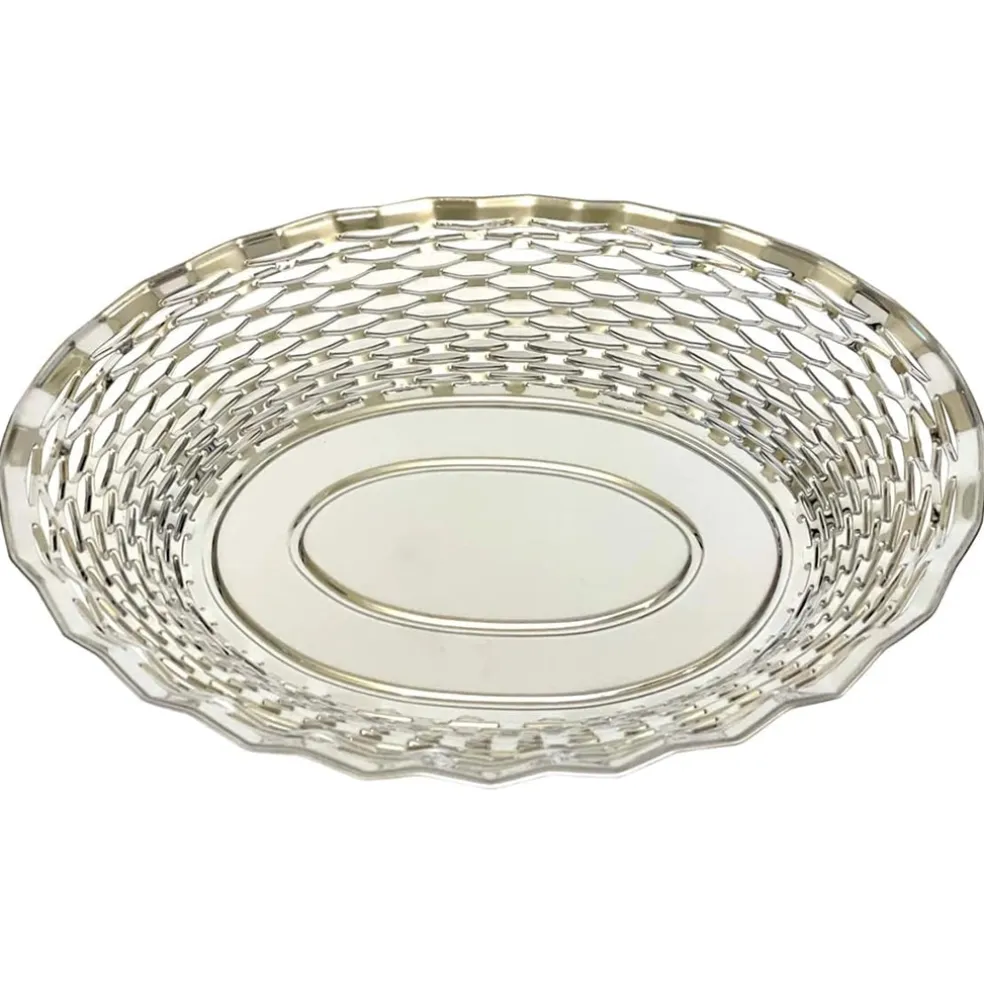 Panera inox oval Vintage de Roger Orfevre