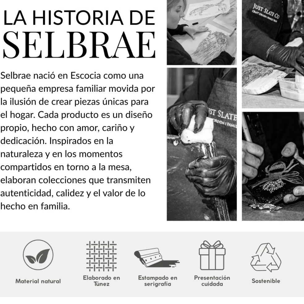Paño de cocina de lino Selbrae
