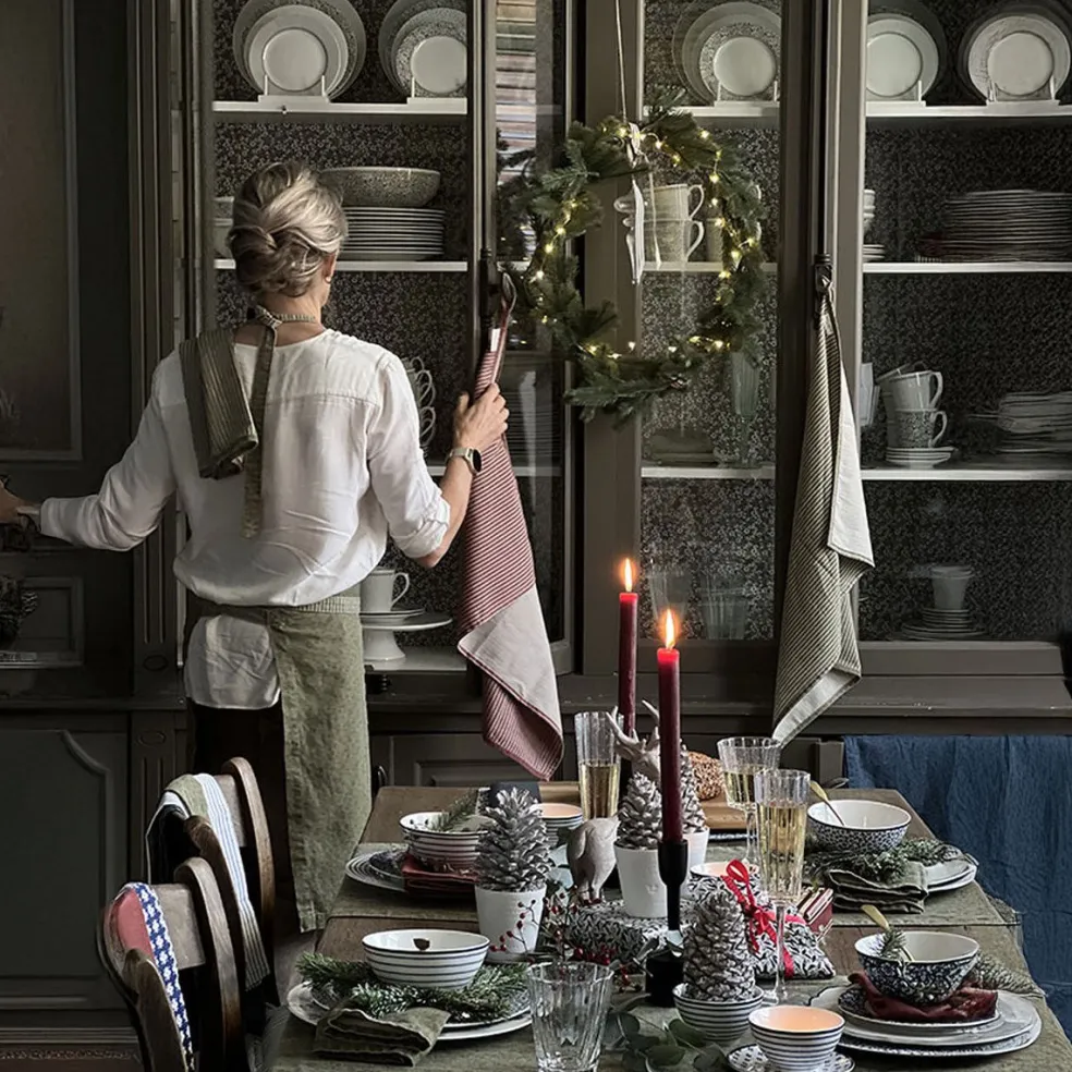Paño de cocina Linen Collection de Laura Ashley