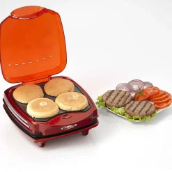 Parrilla eléctrica doble para hamburguesas Ariete