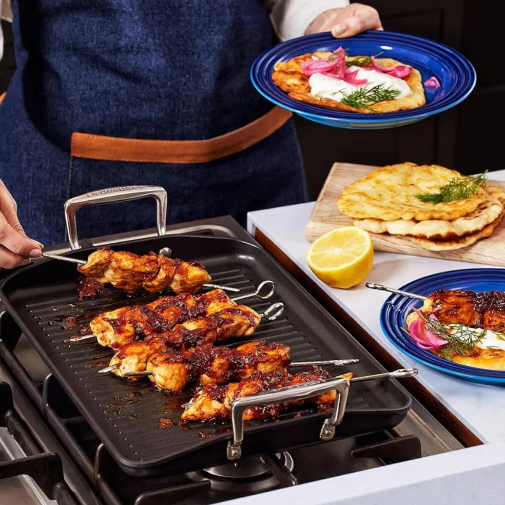 Parrilla grill rectangular antiadherente TNS PRO Le Creuset