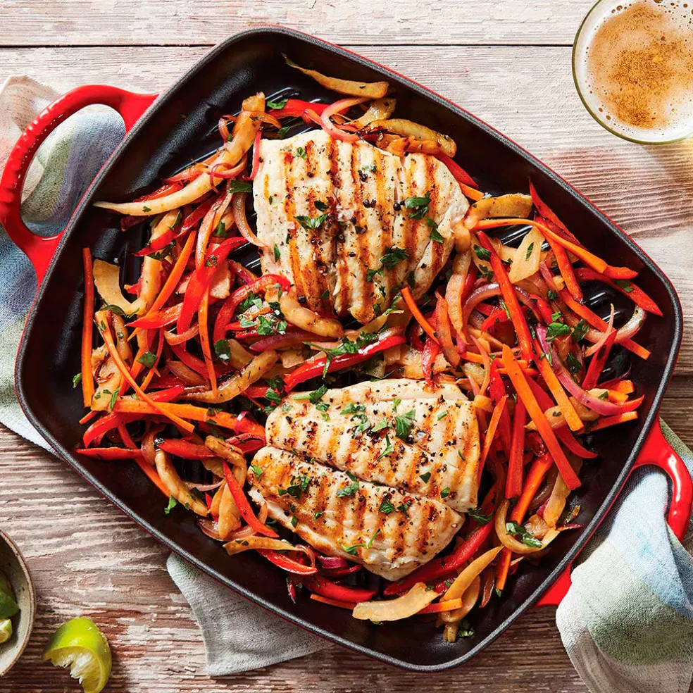Parrilla grill rectangular honda Le Creuset