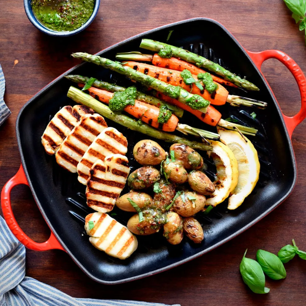 Parrilla grill rectangular honda Le Creuset