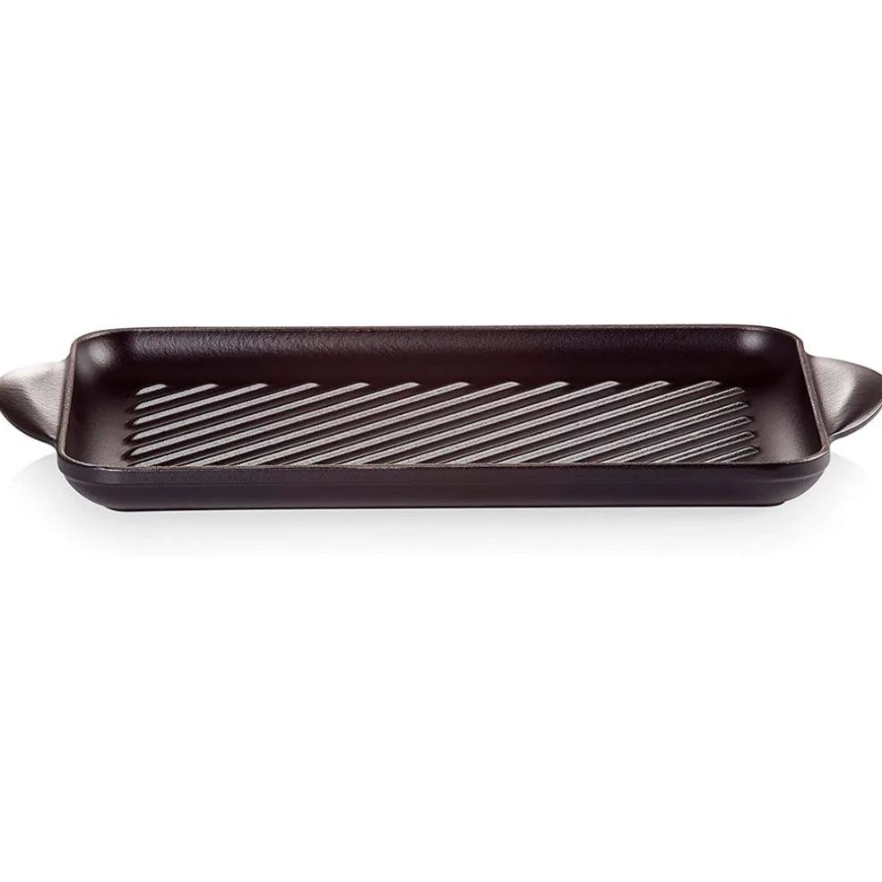 Parrilla grill rectangular Tradition 32 x 21,8 cm negra de Le Creuset