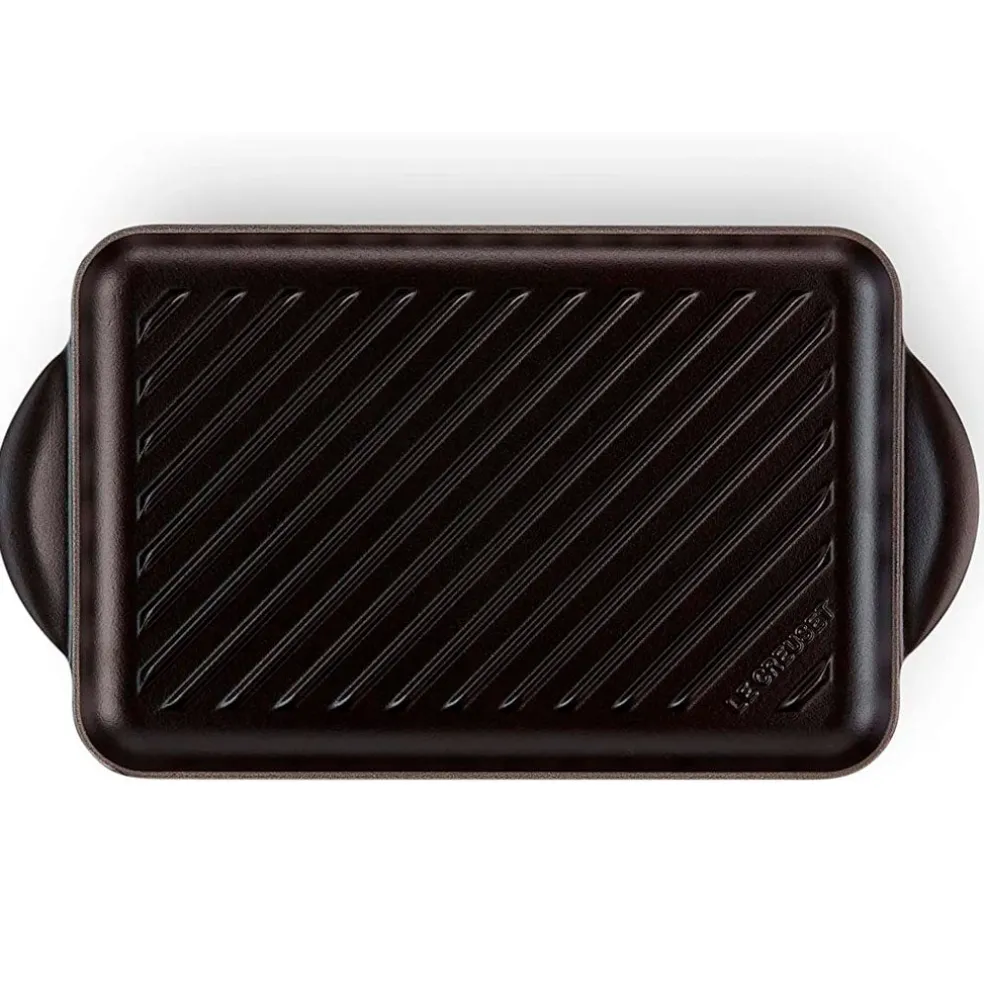 Parrilla grill rectangular Tradition 32 x 21,8 cm negra de Le Creuset