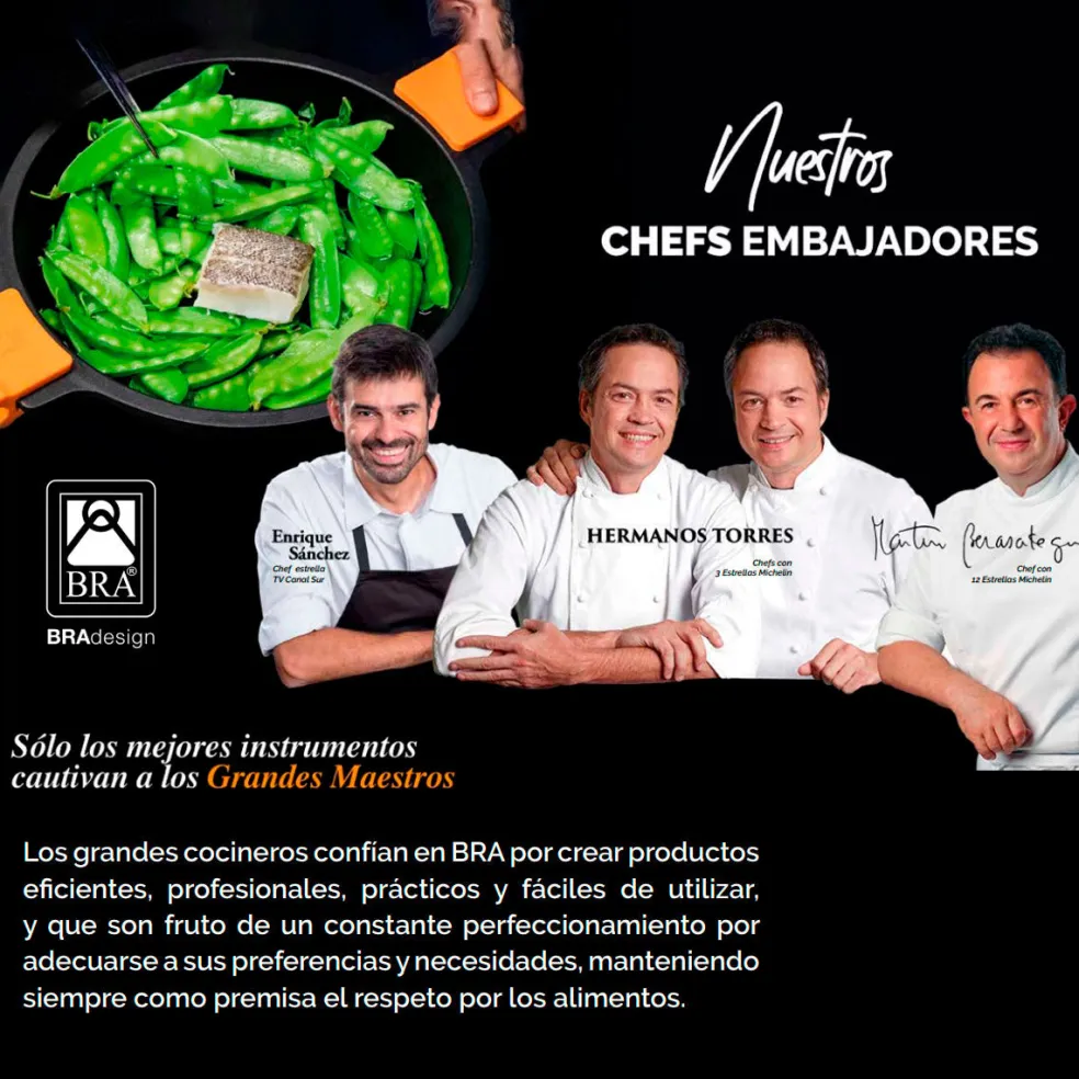 Parrilla lisa ligera y antiadherente Daily Pro BRA
