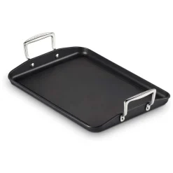Parrilla lisa rectangular antiadherente TNS PRO Le Creuset