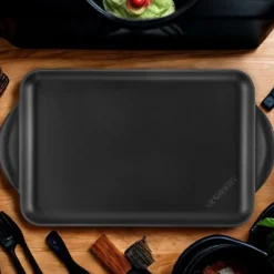 Parrilla lisa rectangular Tradition Le Creuset
