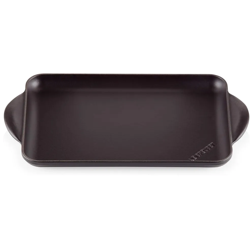 Parrilla lisa rectangular Tradition Le Creuset
