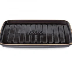 Parrilla rectangular de terracota para barbacoa y horno Römertopf