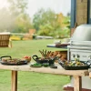 Parrilla redonda lisa y bandeja para pizza hierro fundido BBQ Outdoor Le Creuset