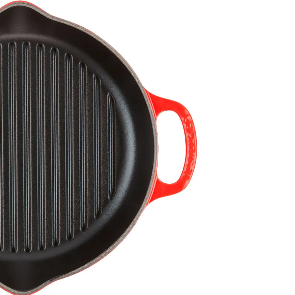 Parrilla tipo skillet redonda alta grill Evolution Le Creuset