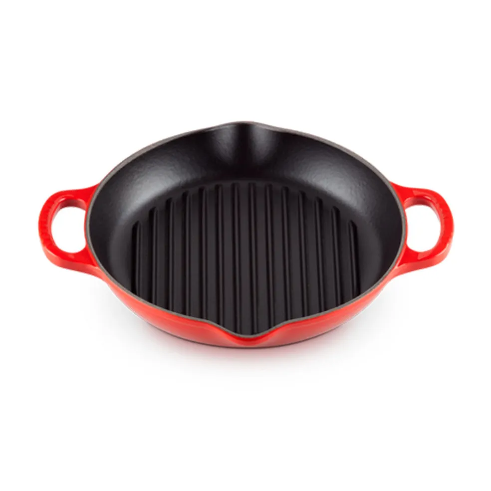 Parrilla tipo skillet redonda alta grill Evolution Le Creuset