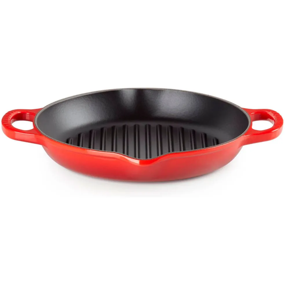 Parrilla tipo skillet redonda alta grill Evolution Le Creuset