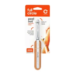 Pelador de verduras de acero inoxidable Peel Out Full Circle