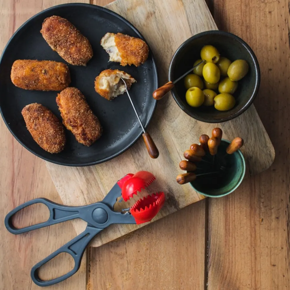 Pinzas para croquetas y albóndigas La Croquetera
