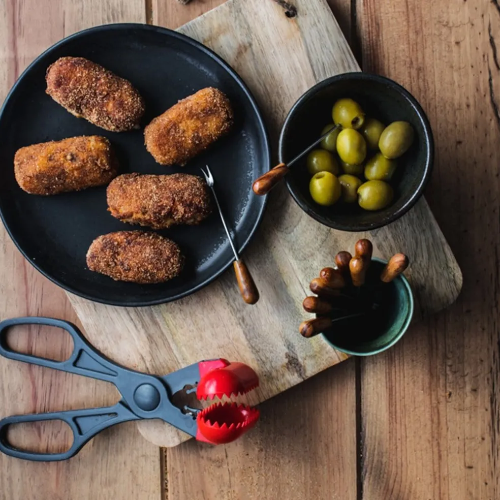 Pinzas para croquetas y albóndigas La Croquetera