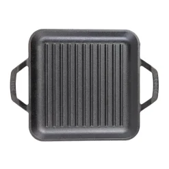 Plancha grill cuadrada con asas 28cm Chef Collection Lodge