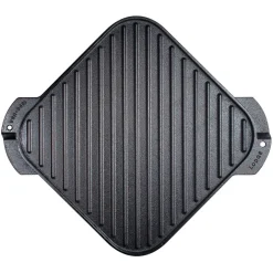 Plancha grill cuadrada reversible de hierro Lodge