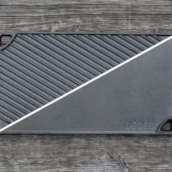 Plancha grill XL Rectangular y Reversible de hierro Lodge