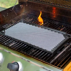 Plancha grill XL Rectangular y Reversible de hierro Lodge