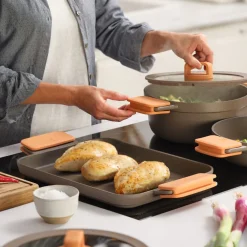 Plancha lisa antiadherente fuego y horno Compac Pro Bra