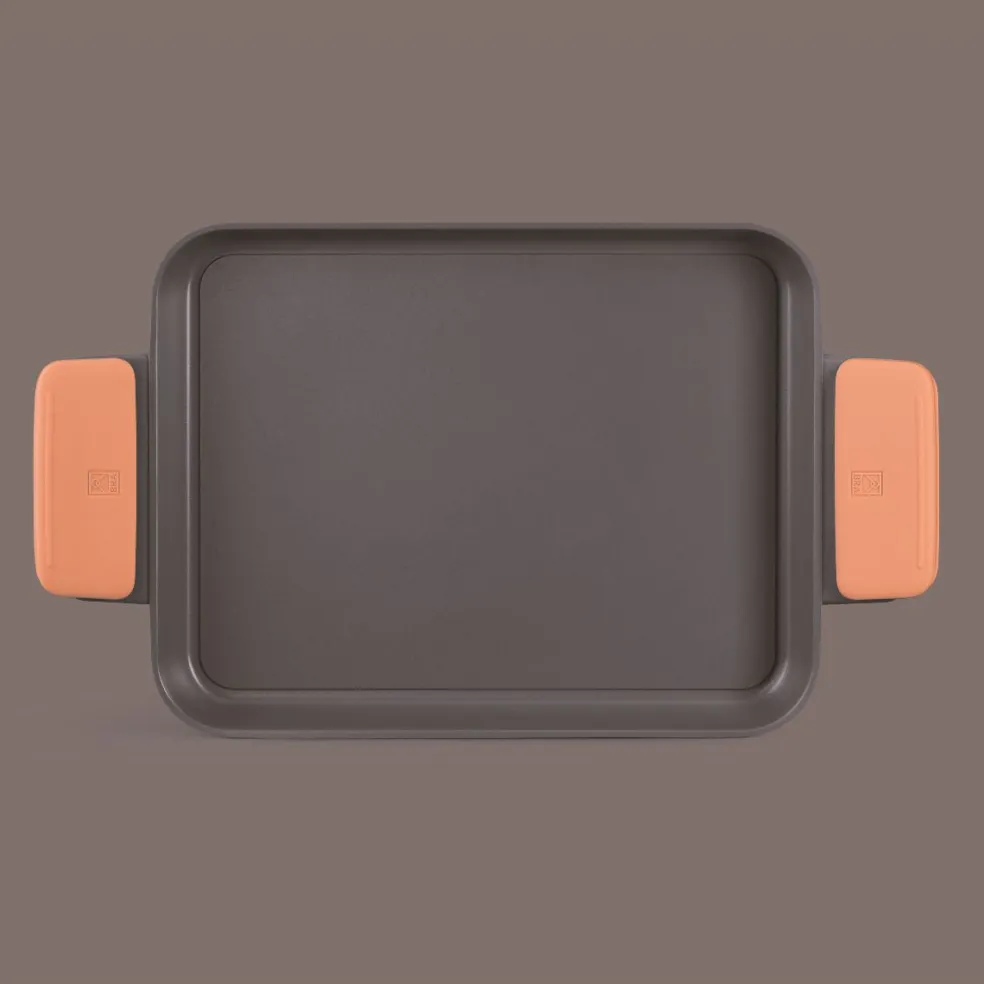 Plancha lisa antiadherente fuego y horno Compac Pro Bra