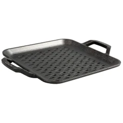 Plancha perforada cuadrada de hierro Chef Lodge