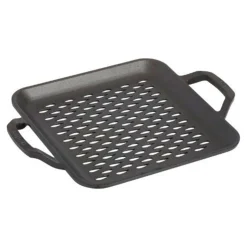 Plancha perforada cuadrada de hierro Chef Lodge
