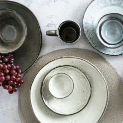 Plato de cena de gres Organic Collection