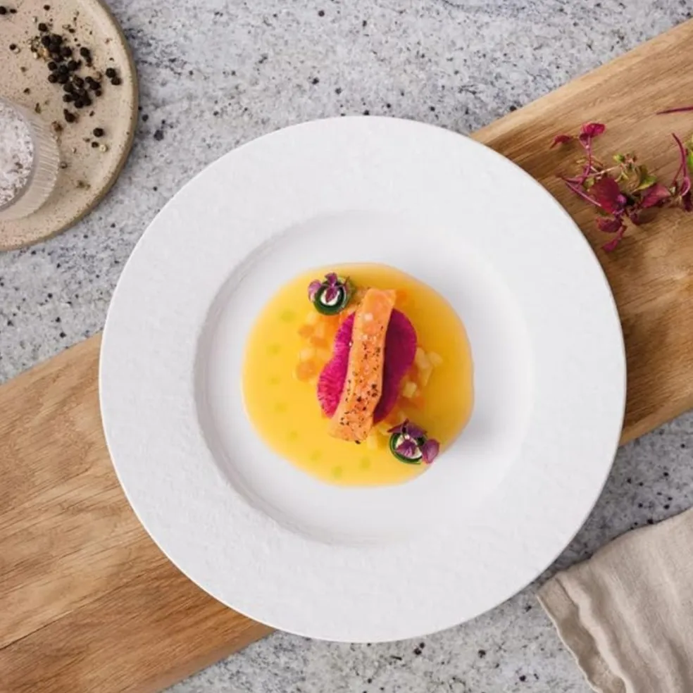 Plato de porcelana Manufacture Rock Villeroy & Boch