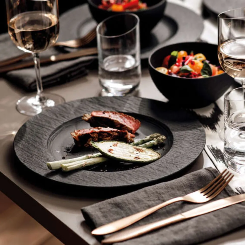 Plato de porcelana Manufacture Rock Villeroy & Boch