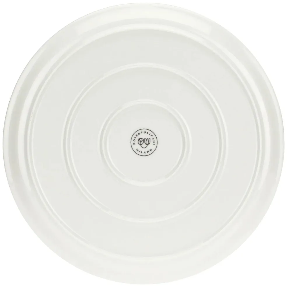 Plato de porcelana para pizza Aumm Rose & Tulipani