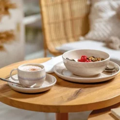 Plato de porcelana Perlemor Sand Villeroy & Boch