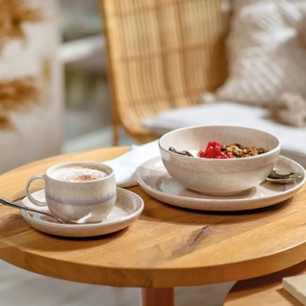 Plato de porcelana Perlemor Sand Villeroy & Boch