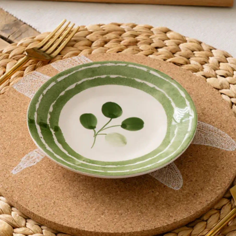 Plato de postre cerámico Flora Selbrae
