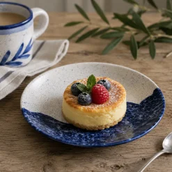 Plato de postre cerámico Wave Selbrae
