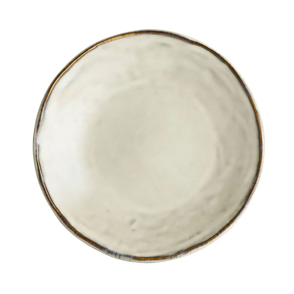 Plato de postre de gres Organic Collection