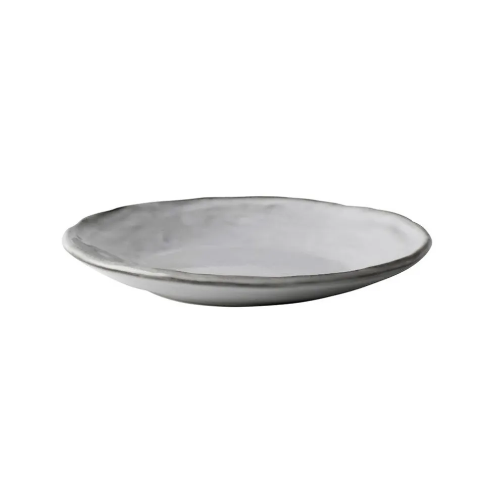 Plato de postre de gres Organic Collection