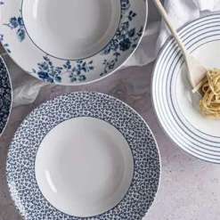 Plato para pasta y arroces Blueprint de Laura Ashley