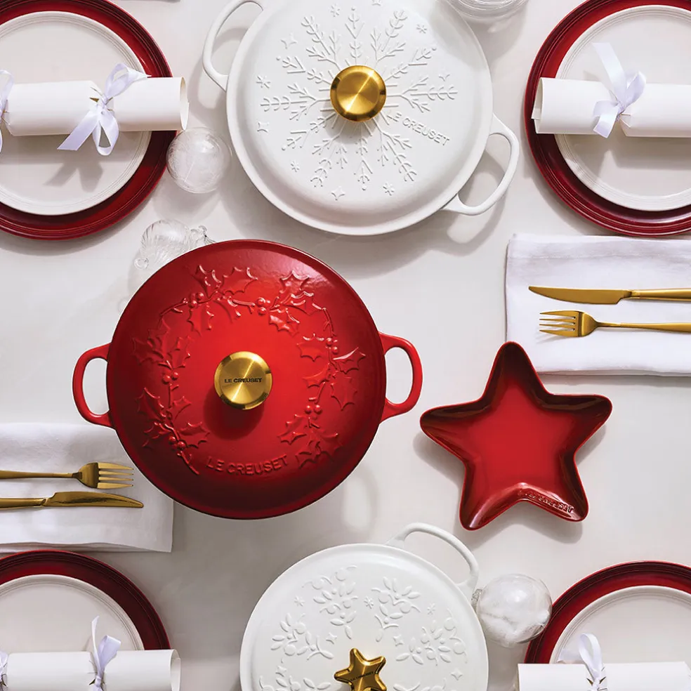 Platos Christmas Le Creuset