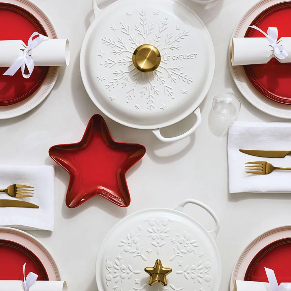 Platos Christmas Le Creuset