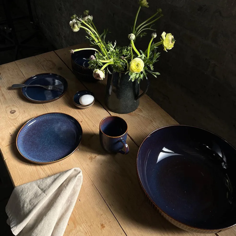 Platos de gres Sapphire Dutch Rose
