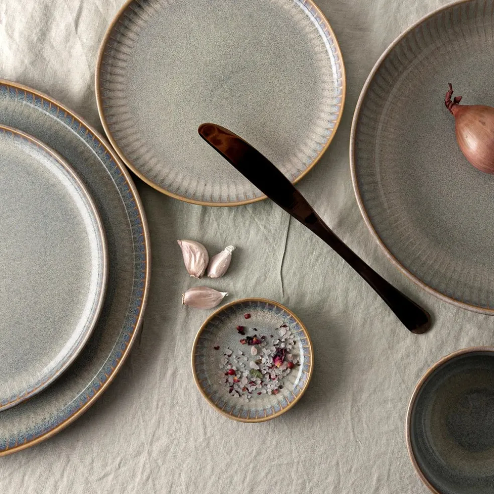 Platos de gres Sapphire Dutch Rose