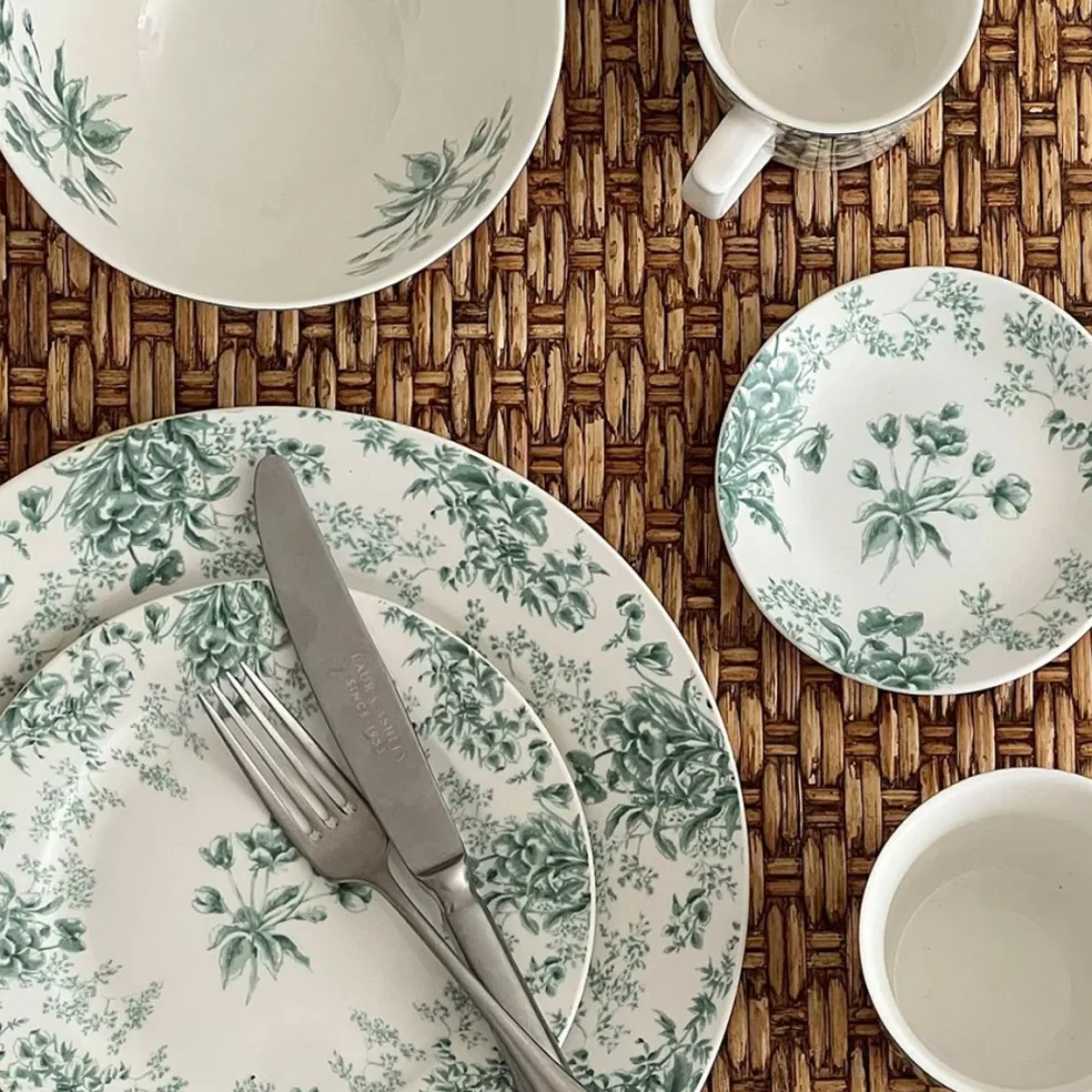 Platos de porcelana Bloemen Laura Ashley